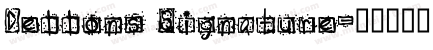 Dellons Signature字体转换